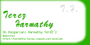 terez harmathy business card